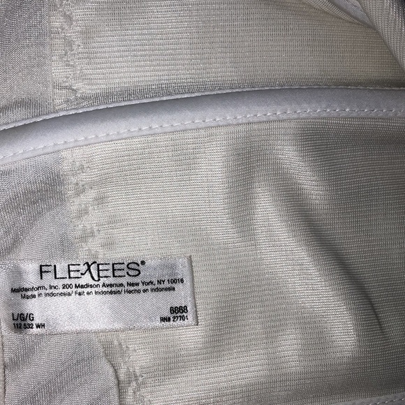 Flexees size large ivory boned corset bra top - Picture 4 of 4